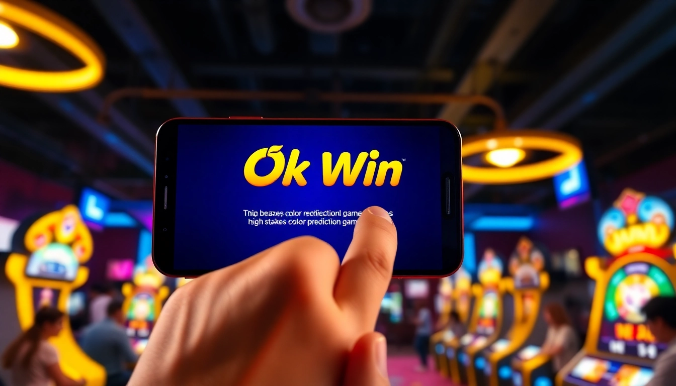 Engage in thrilling color prediction games with the Ok Win platform for real money rewards.