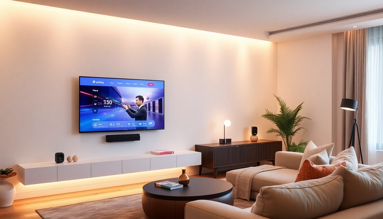 Enhance your living space with SmartHomeGuysPHX to achieve a modern, clutter-free TV setup.