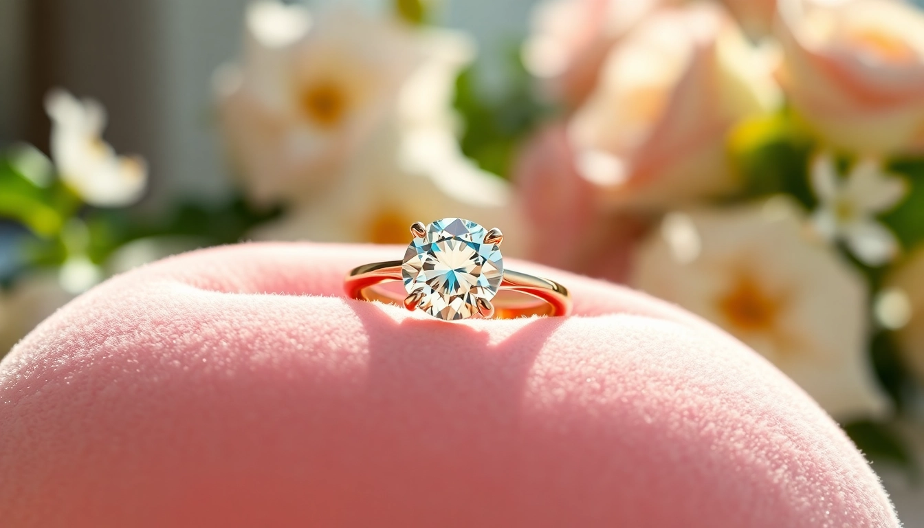 Admire stunning 2 Carat Engagement Rings showcasing a round cut diamond in an elegant design.