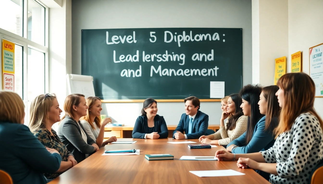 Discussing level 5 diploma in leadership and management for residential childcare answers in a collaborative setting