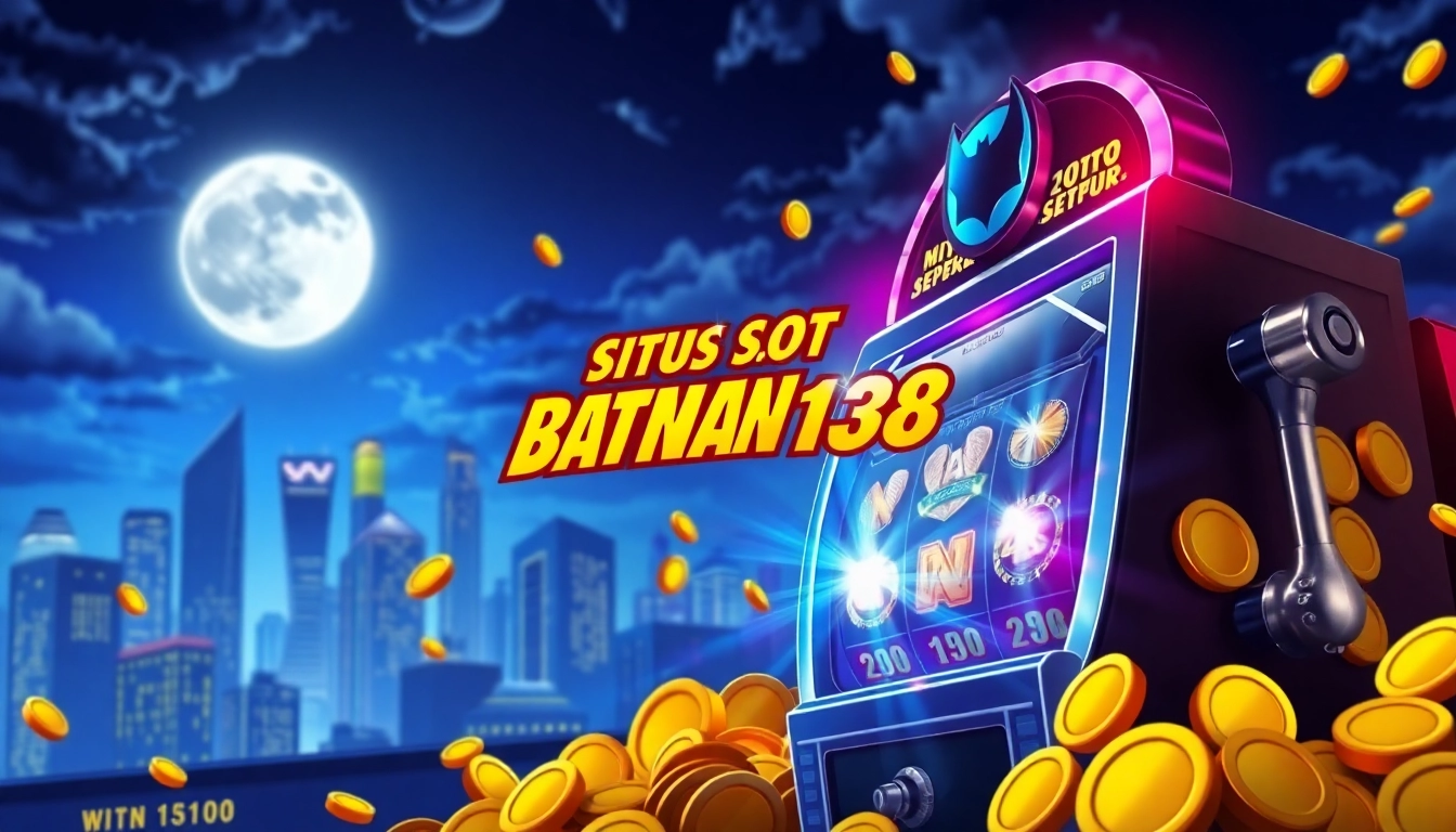 Memenangkan permainan di situs slot batman138 dengan mesin slot mengesankan.