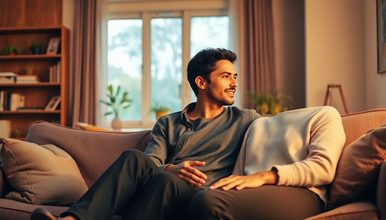 Engaged couples fostering communication in relationships through open dialogue in a cozy modern living room.