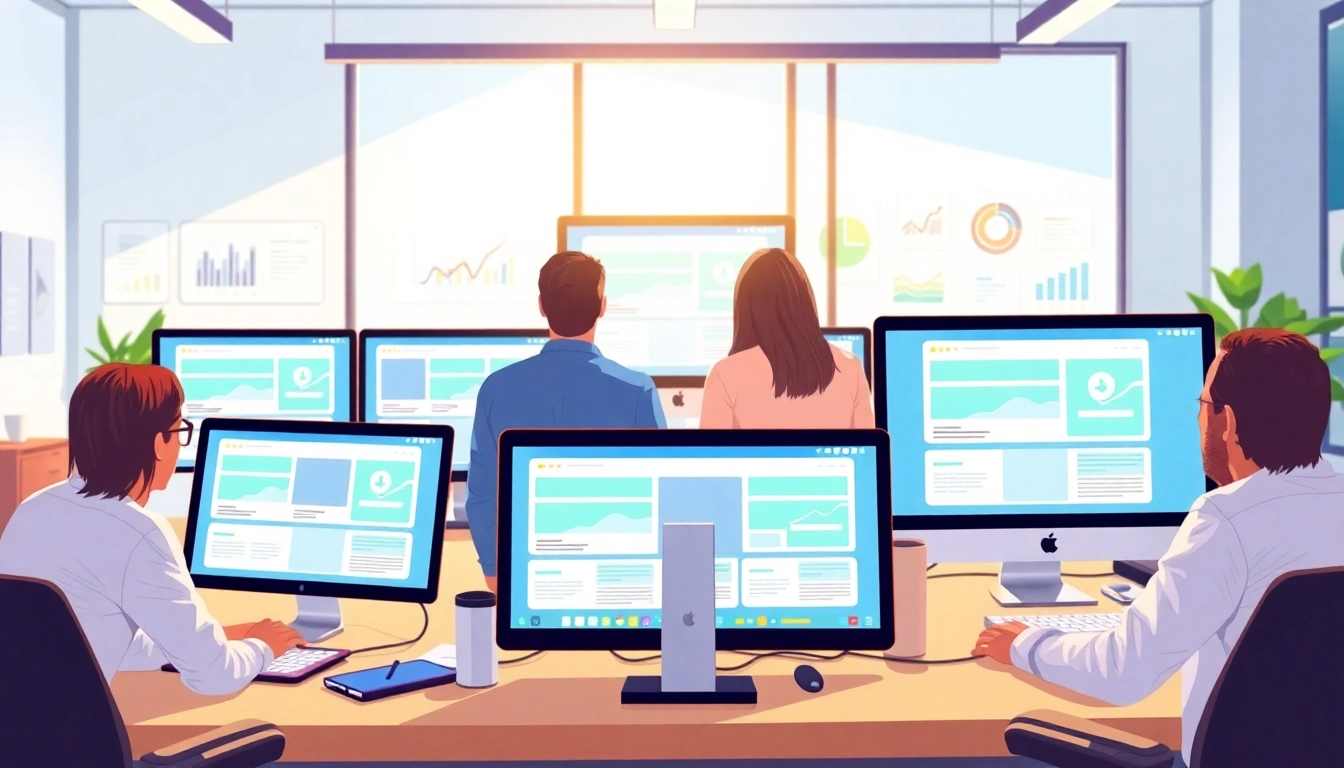 Showcase of engaging website design ideas in a collaborative workspace