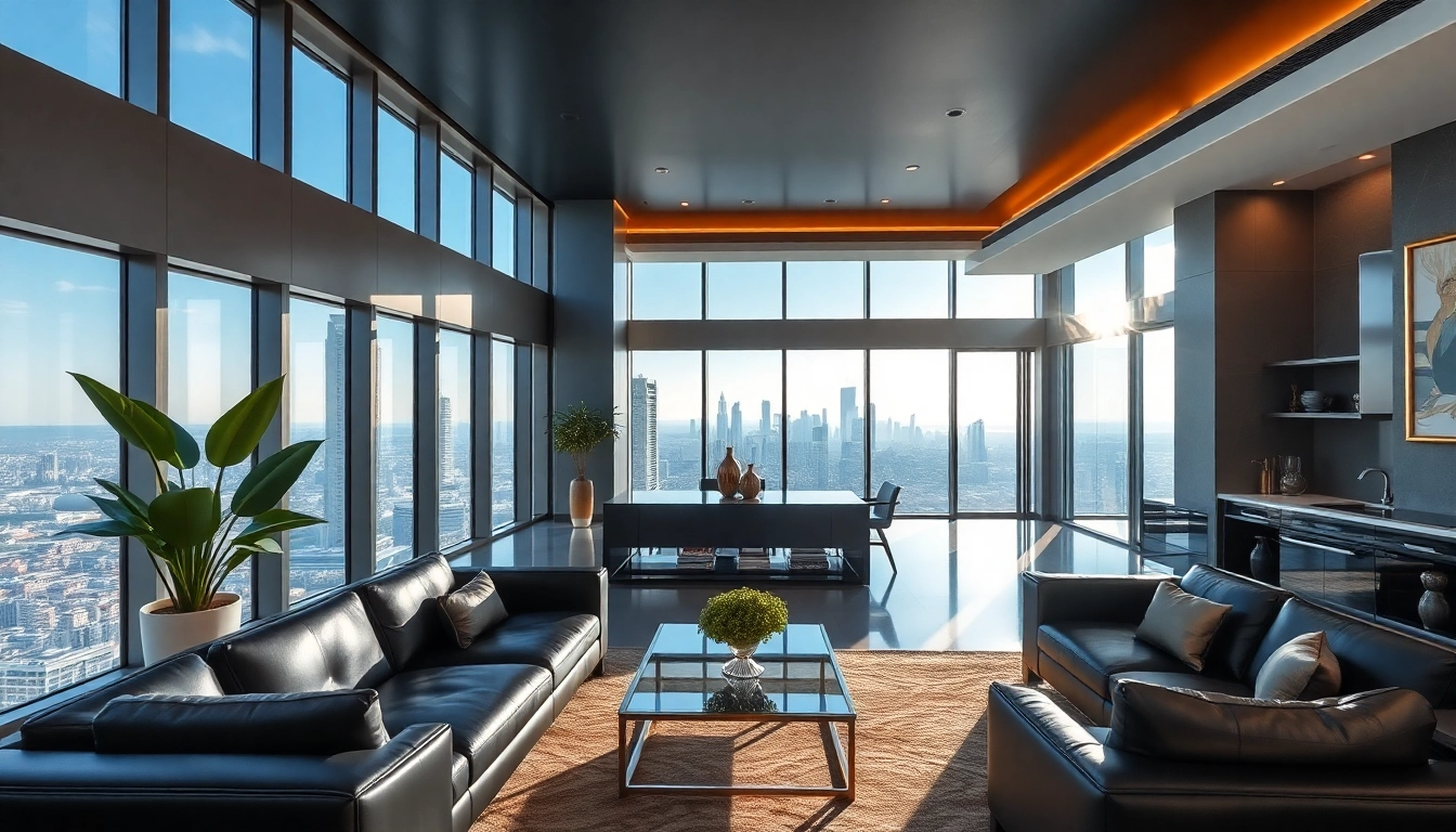 Menampilkan interior mewah di luxury111 dengan elemen menawan dan gaya modern.